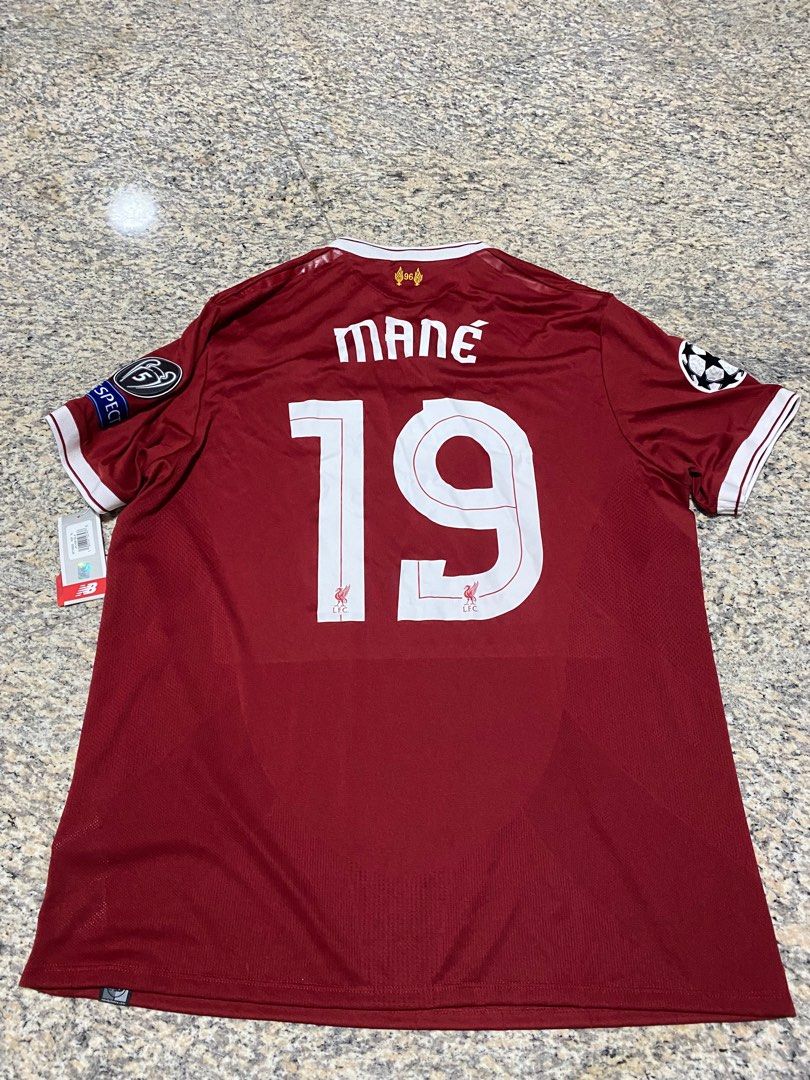 Signed Black 2018 Liverpool - Sadio Mane - Roberto Firmino - Mo Mohamed Salah