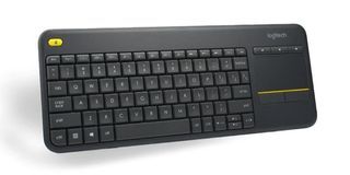 Logitech K400 PLUS TV relaxed wireless control of your PC connected TV