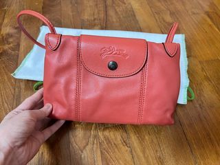 Longchamp Mesh Fillet XS Pink, Luxury, Bags & Wallets on Carousell