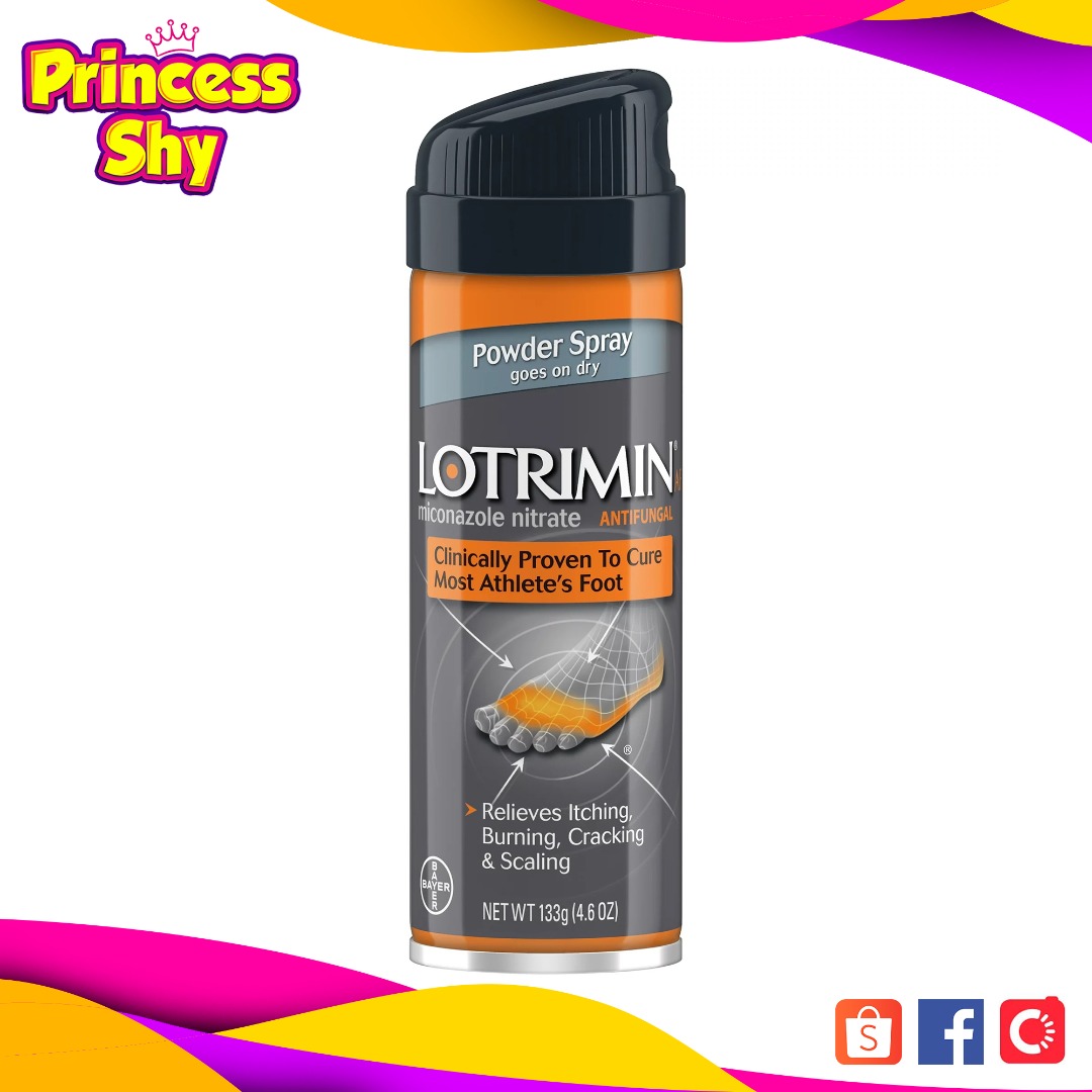 Lotrimin AF Athlete's Foot Antifungal Powder Spray 4.6 oz 133g, Beauty