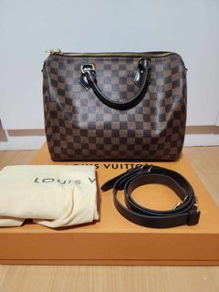 PRELOVED Louis Vuitton Damier Ebene Speedy 30 Bag SP0016 080123
