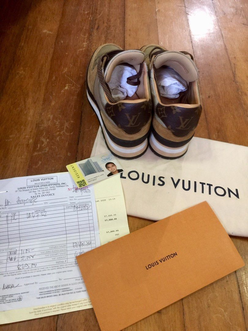 Louis Vuitton Brown/Beige Coated Canvas and Suede Harlem Richelieu