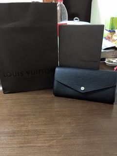 Louis Vuitton Empreinte Sarah Long Wallet Black Optional Chain