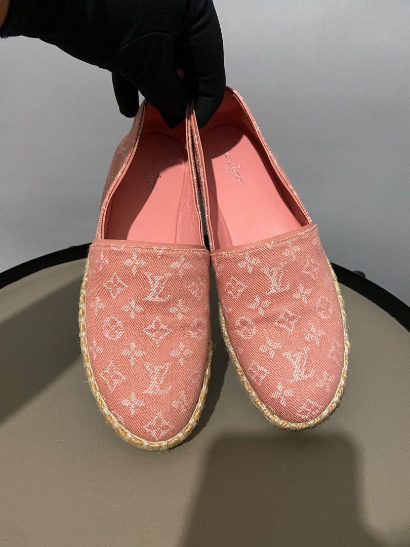 Louis Vuitton, Shoes, Lv Monogram Denim Espadrilles