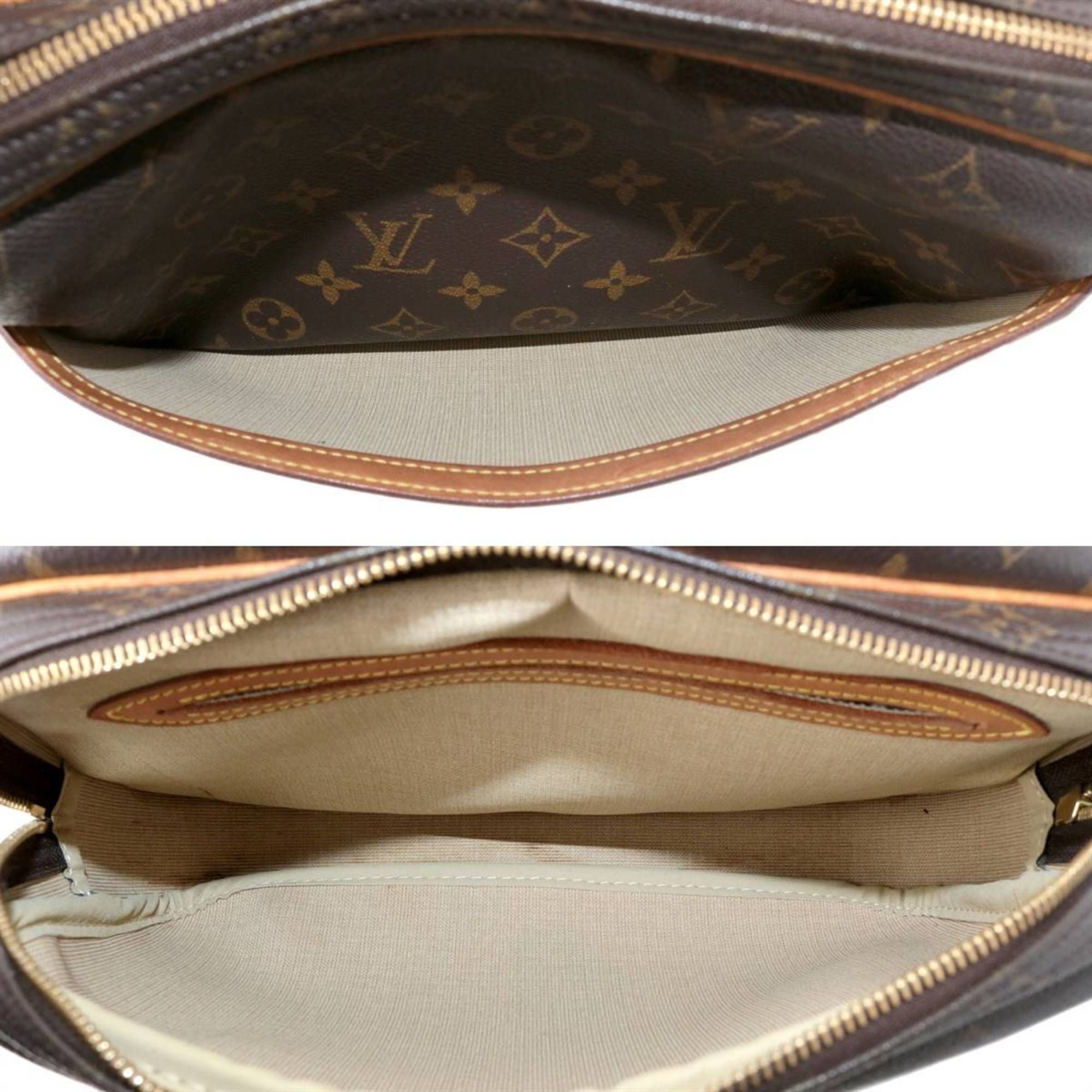 LOUIS VUITTON LV Reporter PM Used Shoulder Bag Monogram Leather M45254  #BP126 S