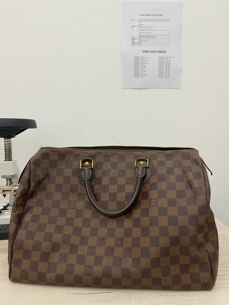 Louis vuitton speedy on sale 35 damier ebene