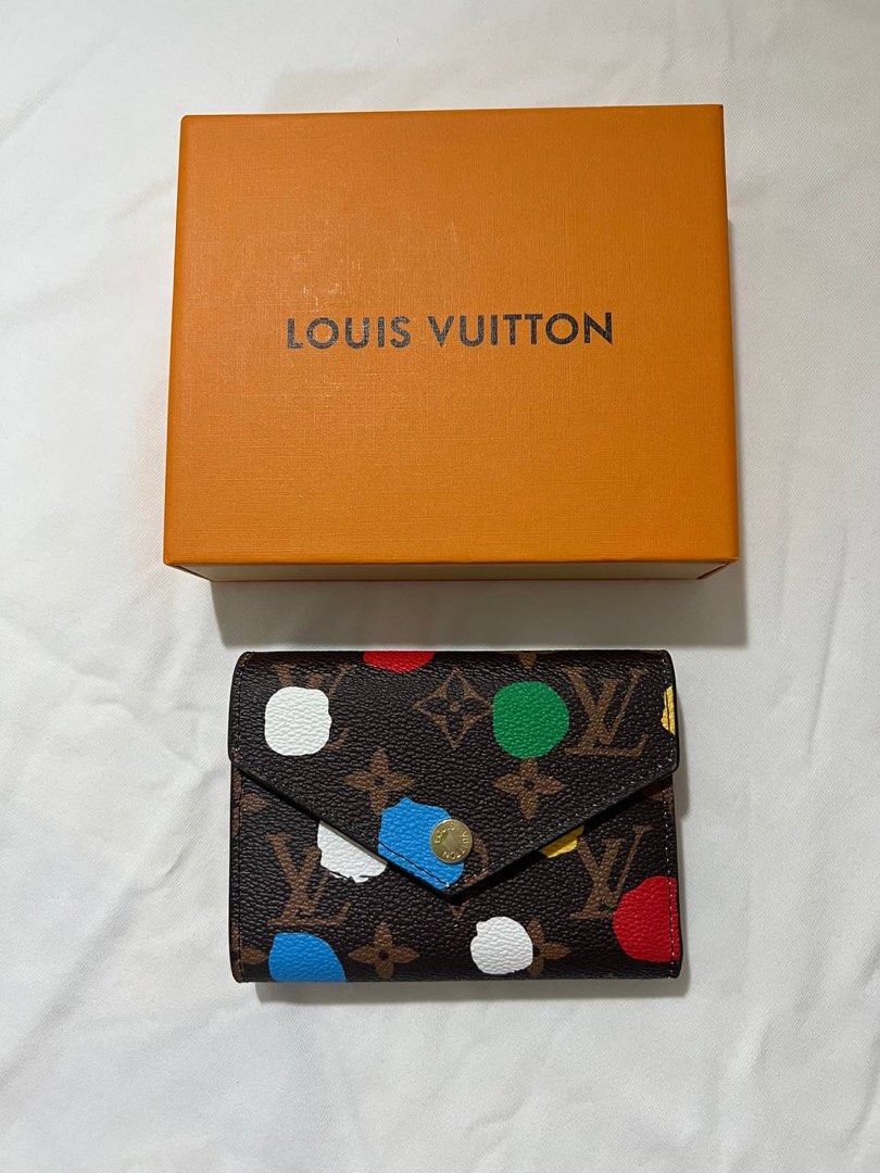 Louis Vuitton x Yayoi Kusama Portefeuil Victorine genuine wallet from Japan