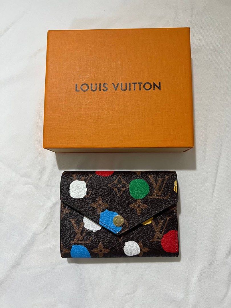 NEW Louis Vuitton x Yayoi Kusama Portefeuil Victorine genuine wallet from  Japan