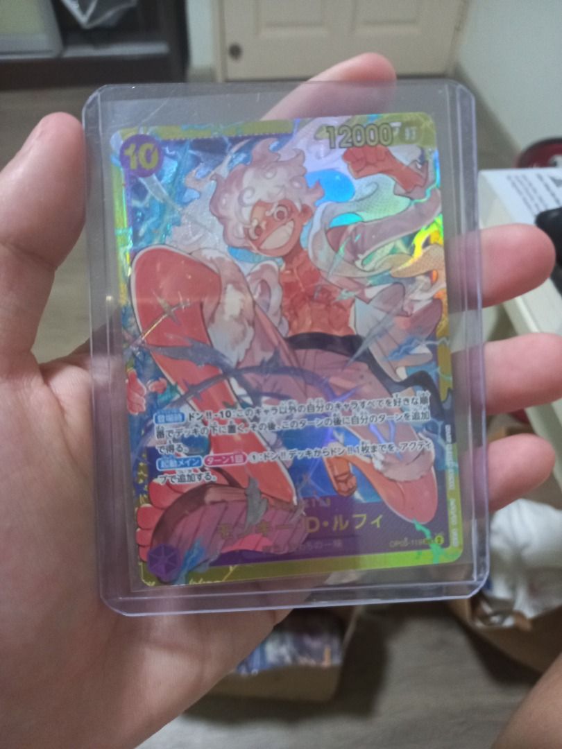 Luffy G5 Gear5 SEC OP5 One Piece TCG Card Parallel AA, Hobbies & Toys, Toys  & Games on Carousell