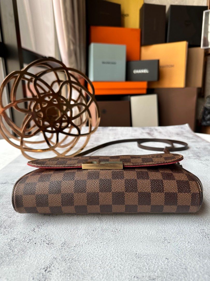 LOUIS VUITTON Damier Ebene Favorite MM Bag, Luxury, Bags & Wallets on  Carousell