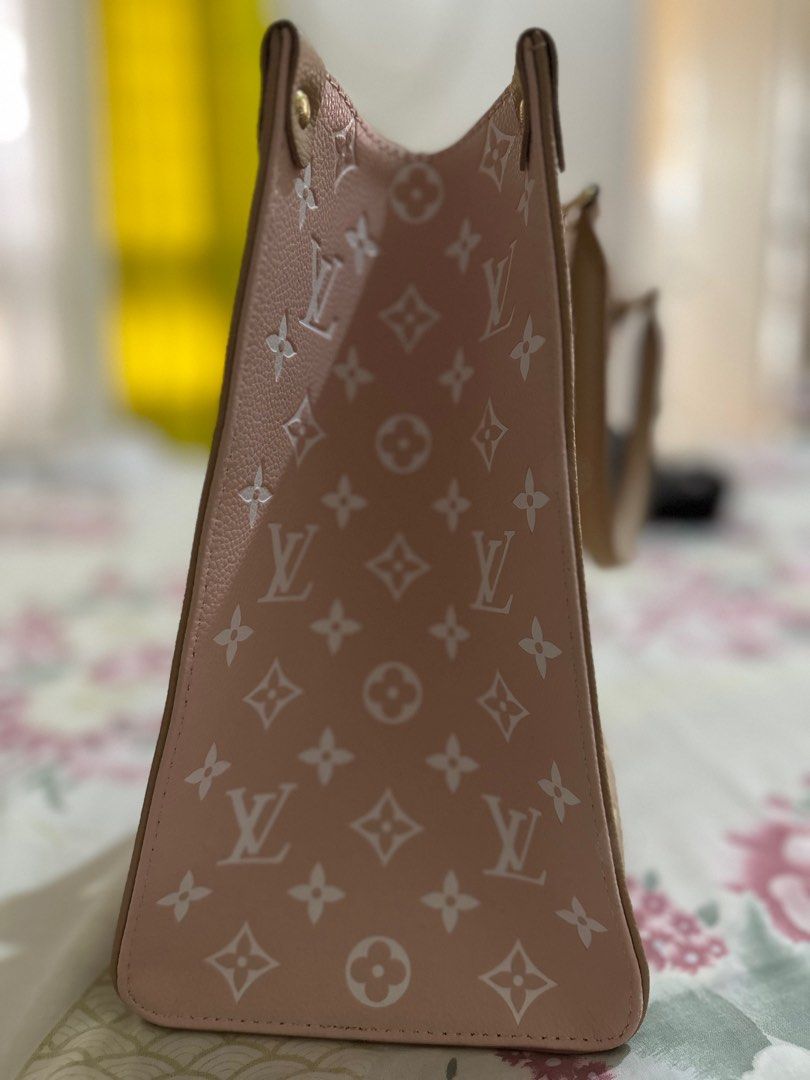 LOUIS VUITTON Neonoe MM Monogram Shoulder Handbag Arizona Beige Authentic  Ladies 