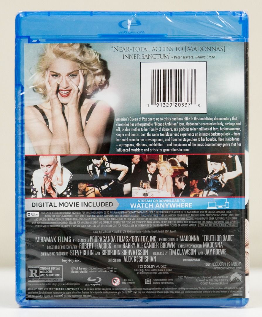 Review: Madonna: Truth Or Dare | Truth Or Dare Reviews – DTHK