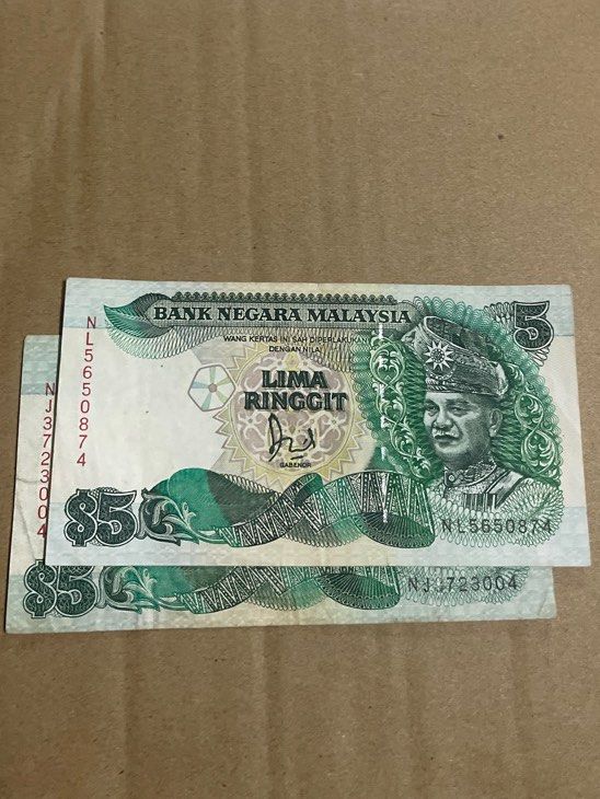 Malaysia Cross Flag 5Ringgit, Hobbies & Toys, Memorabilia ...