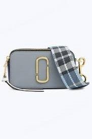 Marc Jacobs Snapshot grey plaid strap, Women's Fashion, Bags & Wallets,  Cross-body Bags on Carousell
