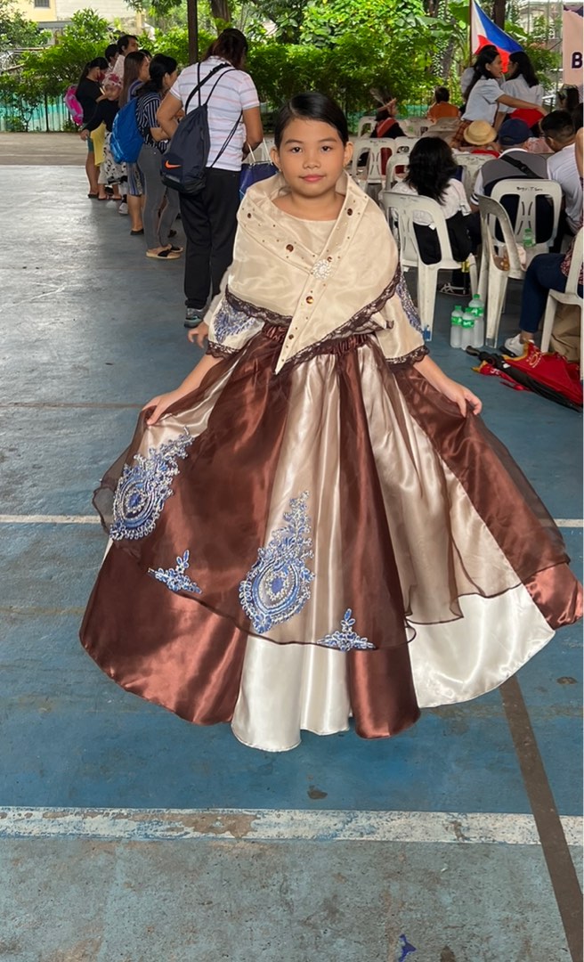 Maria clara costume for kids 2025