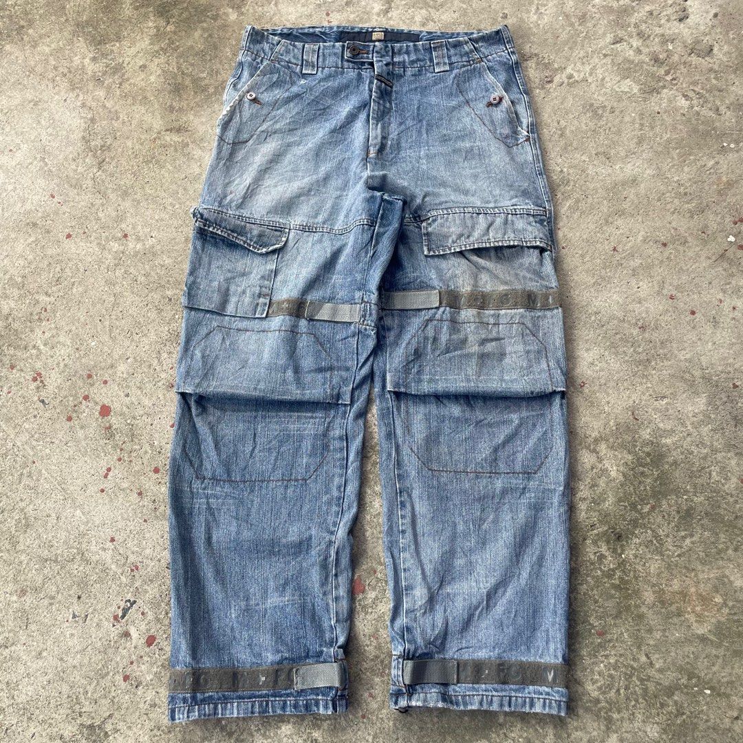 Vintage Y2K Marithe Francois Girbaud Shuttle Tape Cargo Jeans Mens