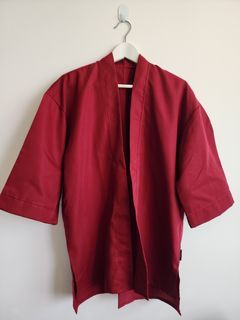 Men Corduroy Kimono Jacket Japanese Coat Haori Outwear Patch Retro Loose  Cardigan