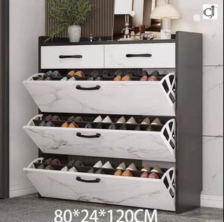 Minimalist Flip Shoe Rack Storage Cabinet