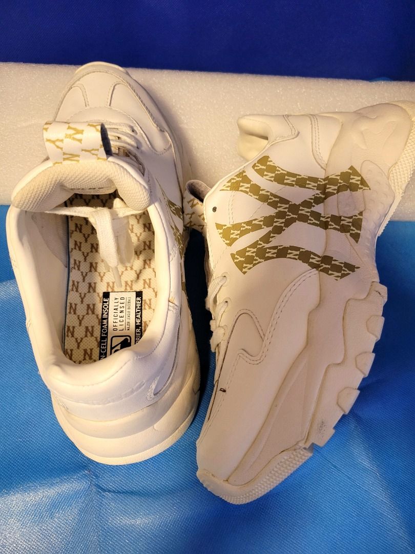 MLB Big Ball Chunky DIA Monogram New York Yankee Shoes Baseball Sneakers US  5-11