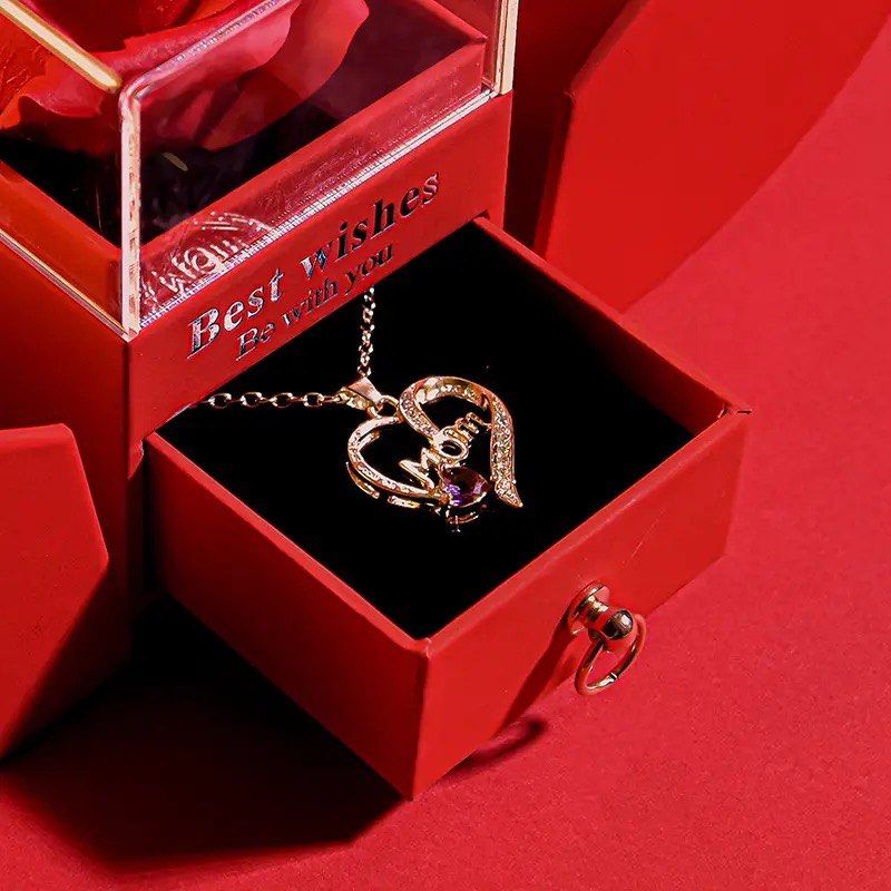 Mother And Daughter Jewelry Pendant Necklace with Soap Forever