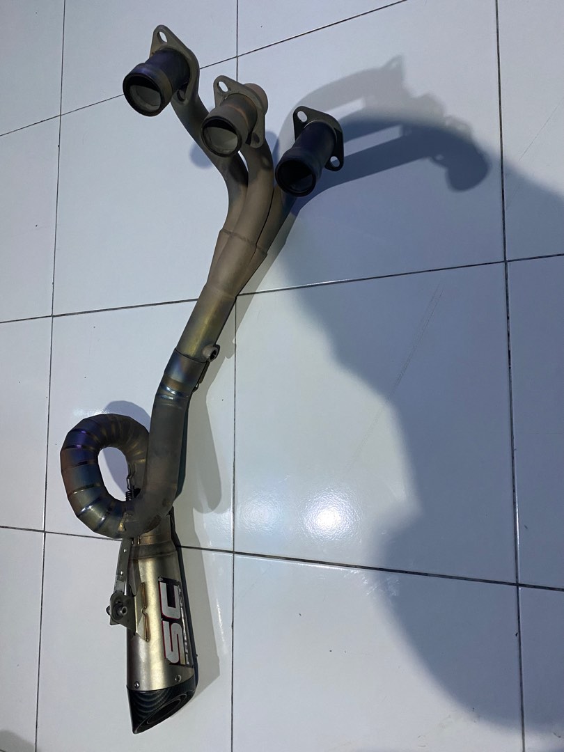mt09 titanium exhaust