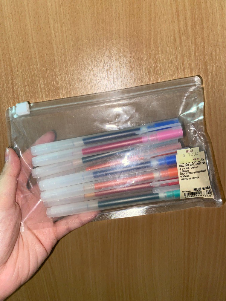 Muji pens (0.38), Hobbies & Toys, Stationery & Craft, Other Stationery &  Craft on Carousell