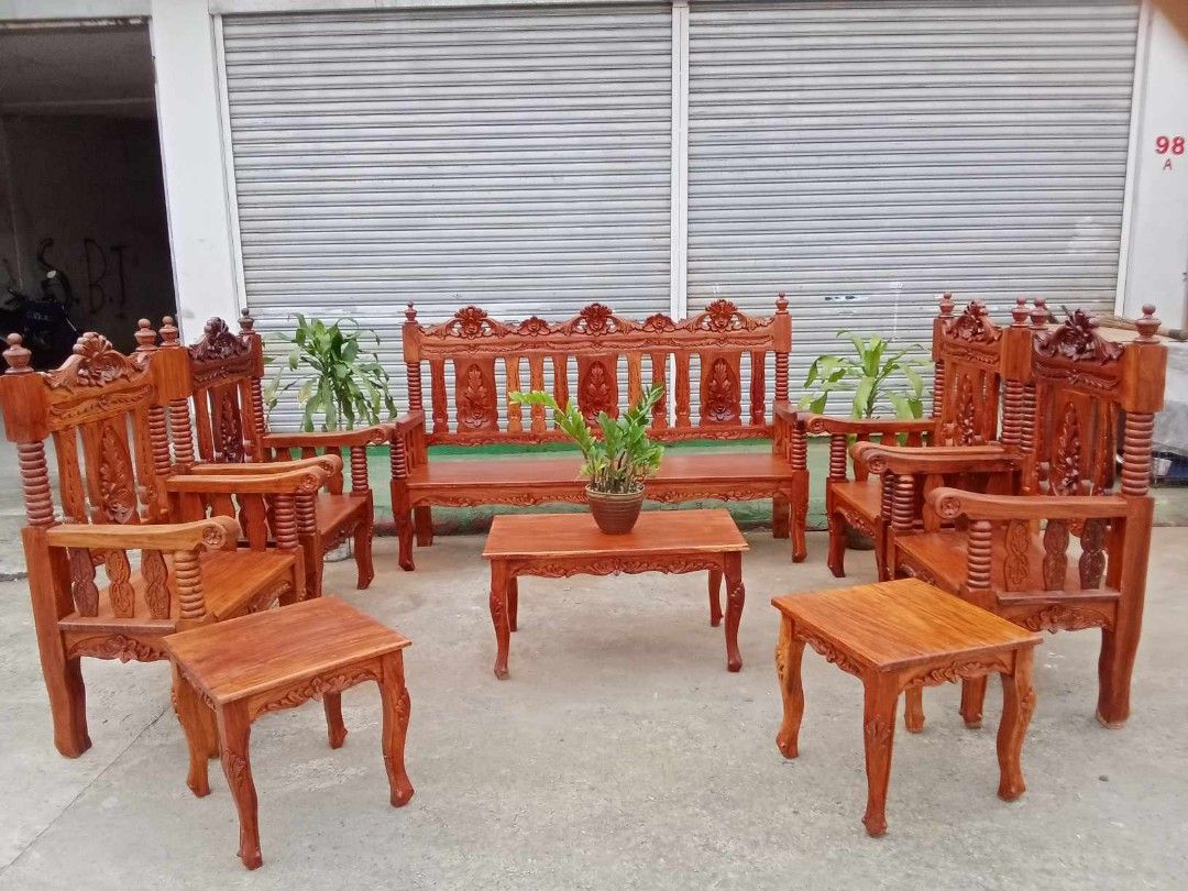 Simple narra sala set sale design