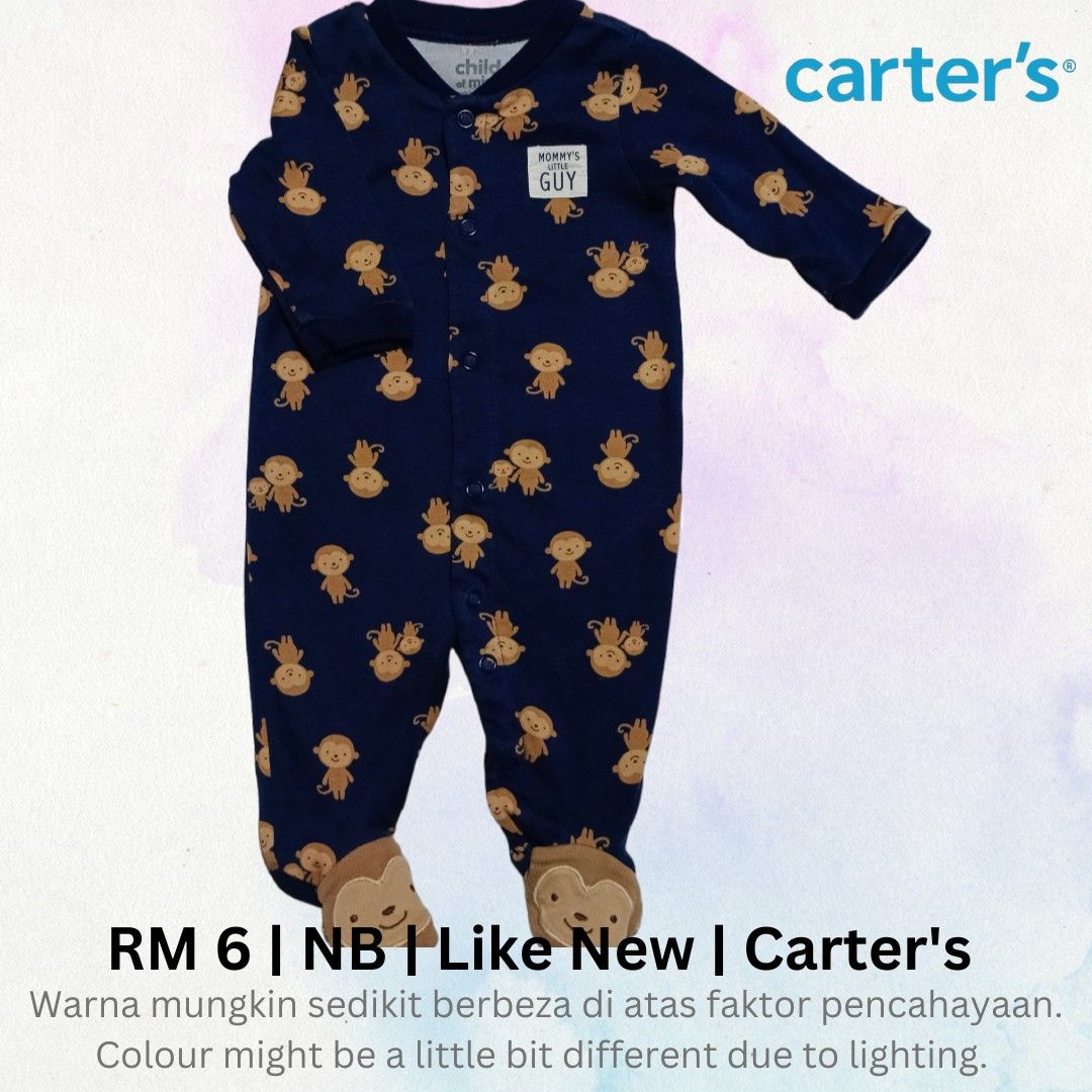 Carters discount monkey pajamas