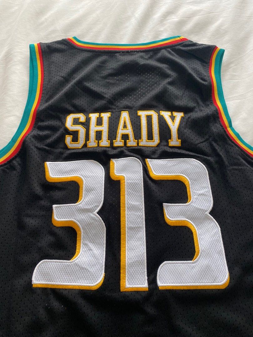 Shirts, Eminem Slim Shady 313 Detroit Pistons Basketball Jersey Xxl