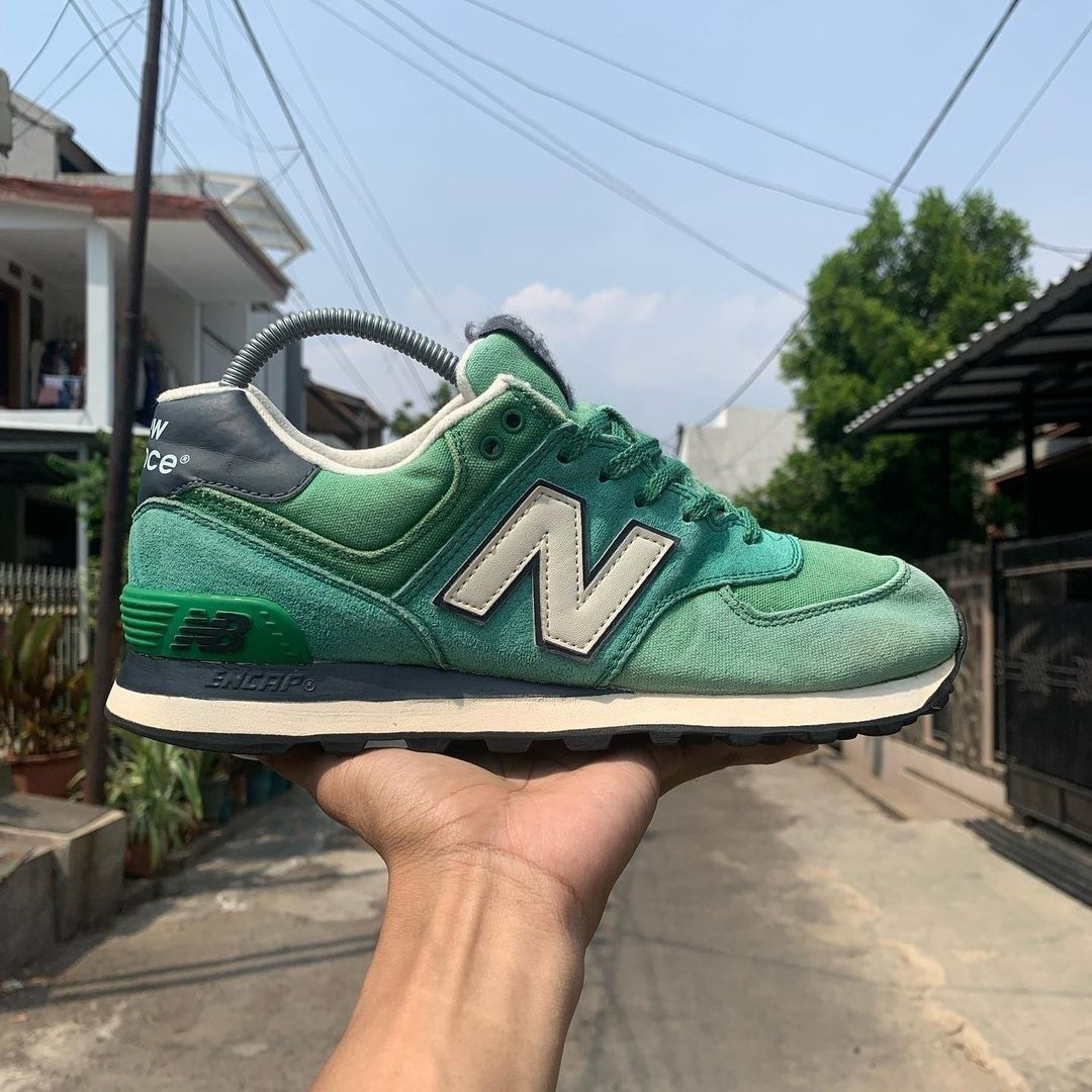 New balance discount 574 pacific green