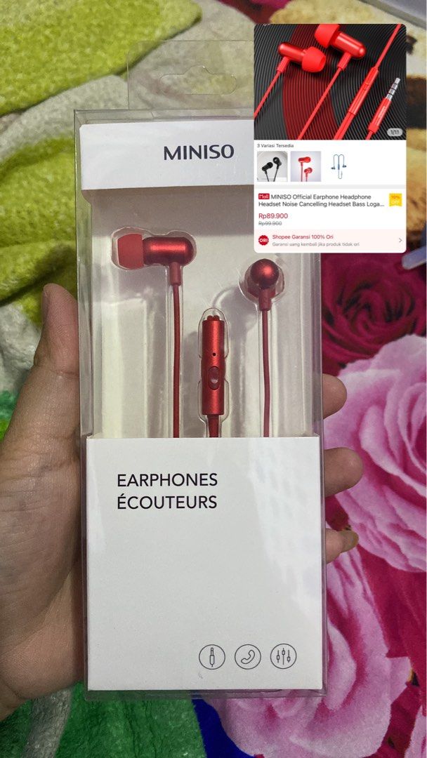 Earphone clearance miniso shopee