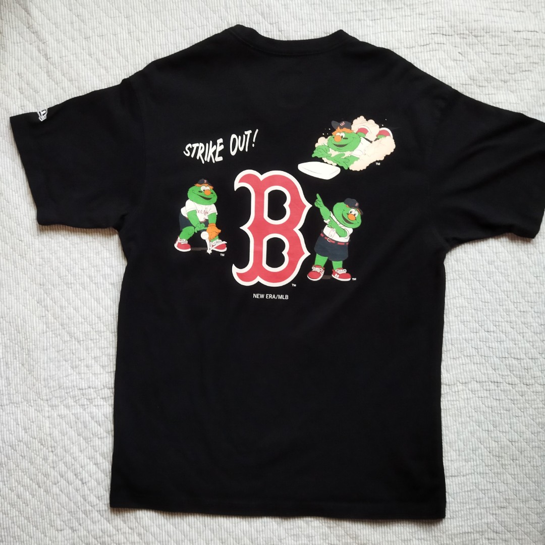 Men's T-Shirt New Era MLB Team Graphic BP Os Tee Boston Red Sox Beige