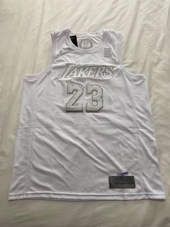 Los Angeles Lakers Nike Classic Edition Swingman Jersey 22- White/Valour  Blue - Custom - Mens