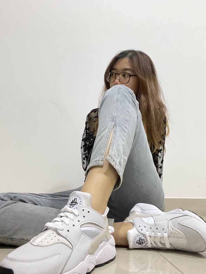 Huarache white outfit hotsell