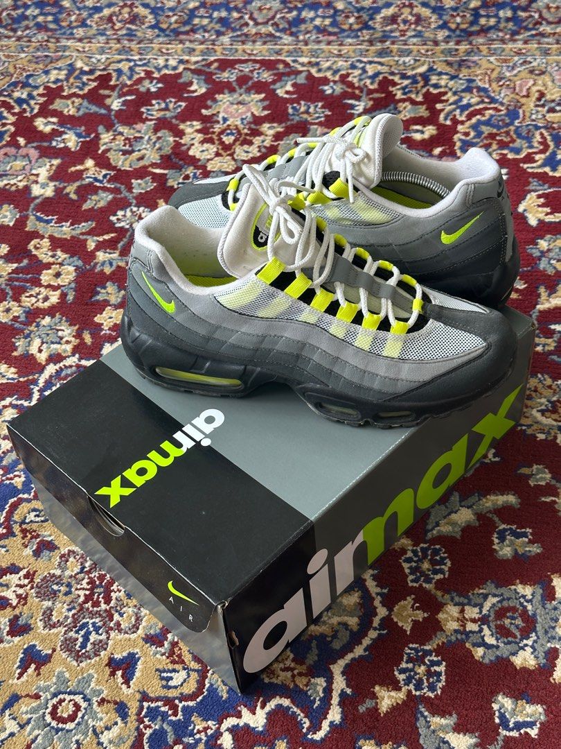 Nike Air Max 95 OG Neon Men s Fashion Footwear Sneakers on