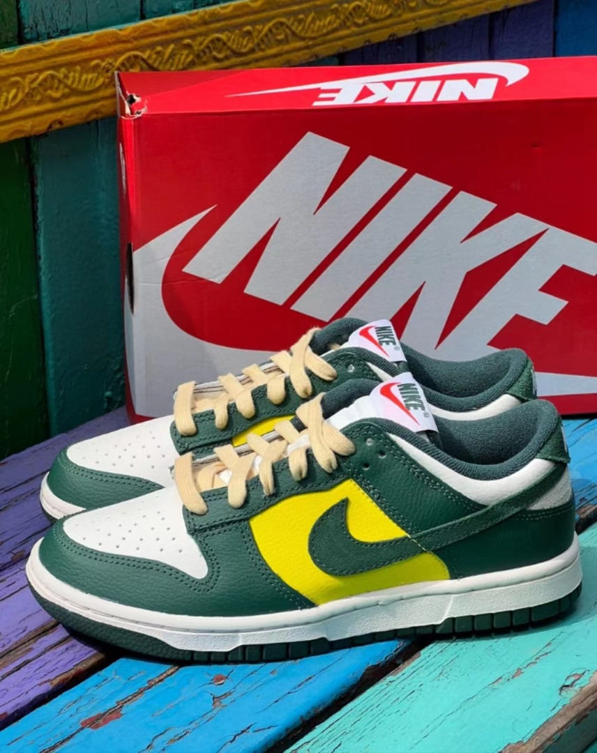 🔥🔥全新有盒Nike Dunk Low “Noble Green” 防滑耐磨低幫板鞋女款綠色