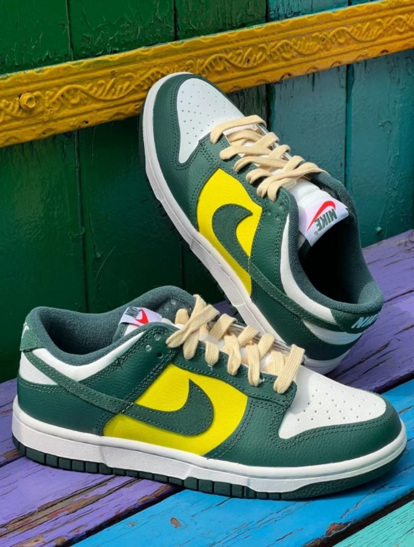 🔥🔥全新有盒Nike Dunk Low “Noble Green” 防滑耐磨低幫板鞋女款綠色