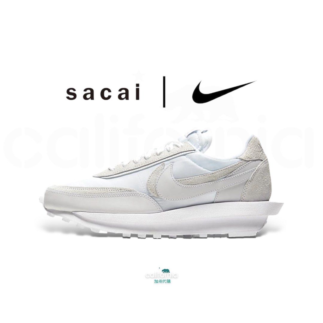 可3～6期分期0利率👟Nike LDWaffle x sacai ”White Nylon“ BV0073-101