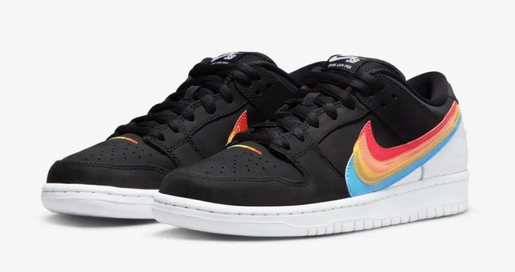 Rainbow nike sb top