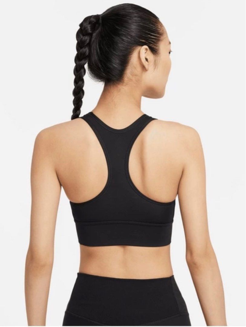 Nike Swoosh Medium-Support 1-Piece Padded Longline Sports Bra, Women's  Fashion, Activewear on Carousell