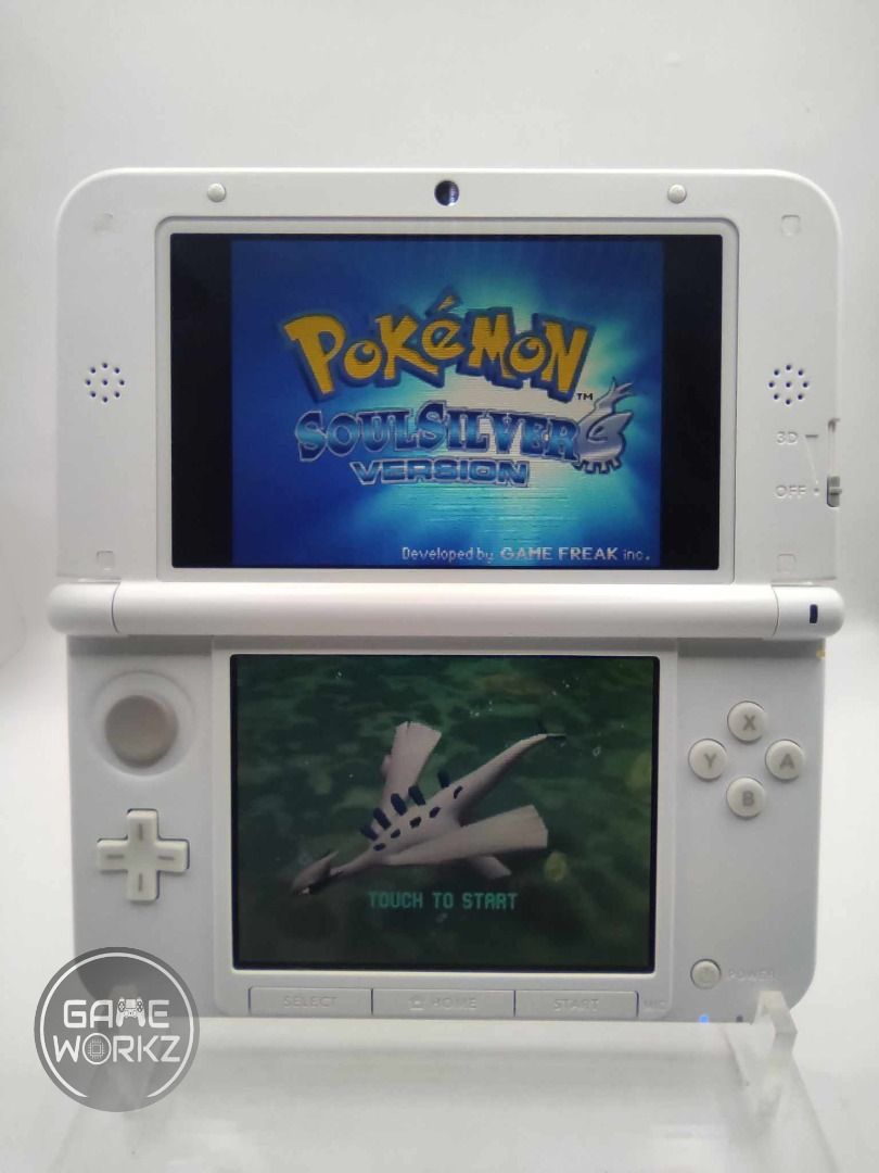 Nintendo 3DS XL LL Pokemon XY Xerneas Yveltal Blue Console Stylus JP ver  [H]