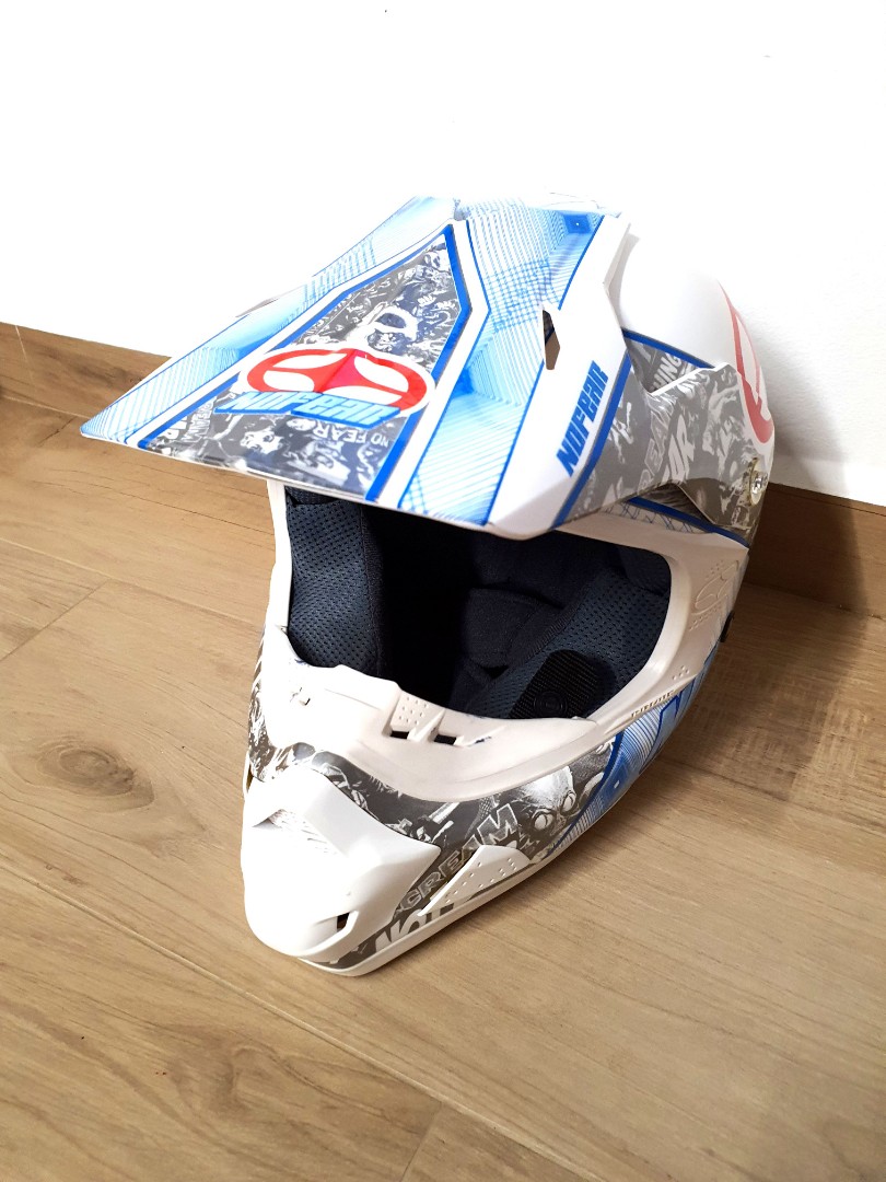 No Fear Full Face Helmet, Motorcycles, Motorcycle Apparel on Carousell