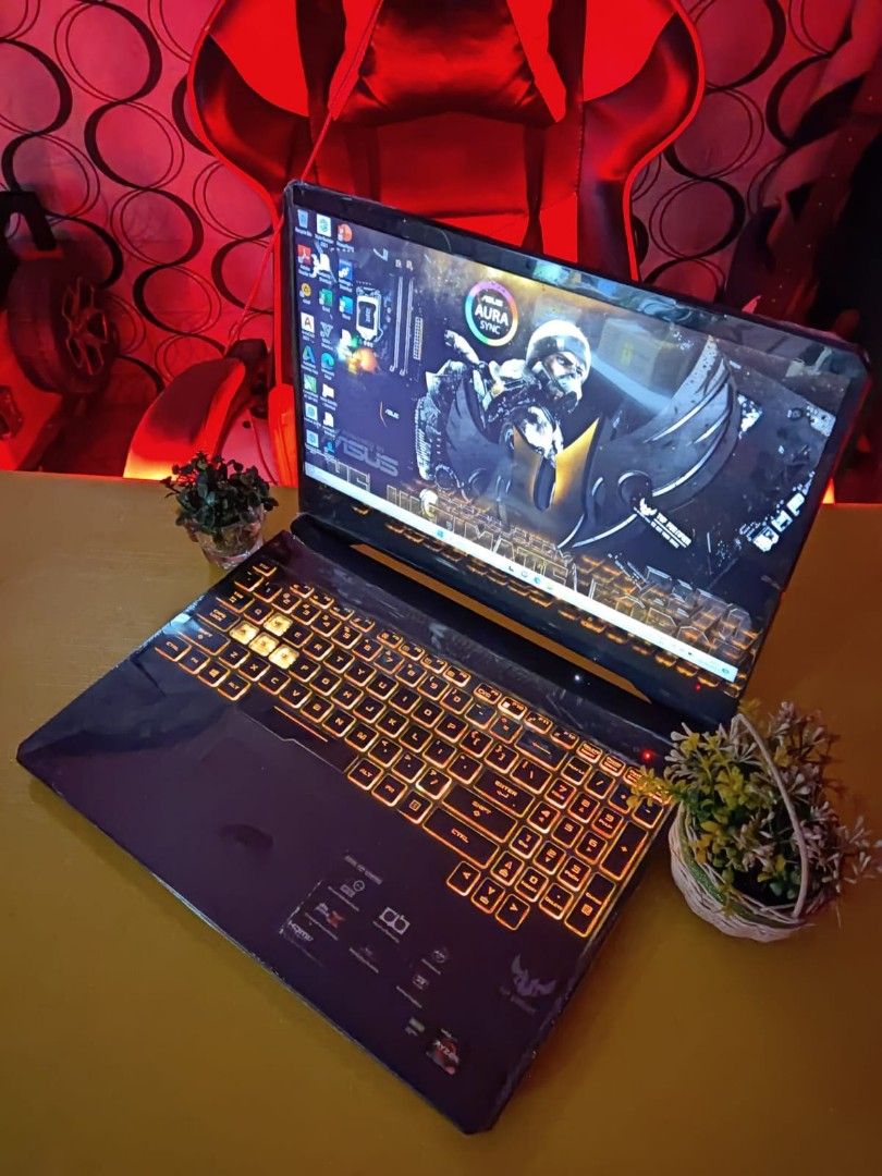 [NVIDIA GTX 1650] Laptop Gaming Design Asus TUF FX505DT RYZEN RAM  16GB/SSD 512GB Mulus Garansi!!