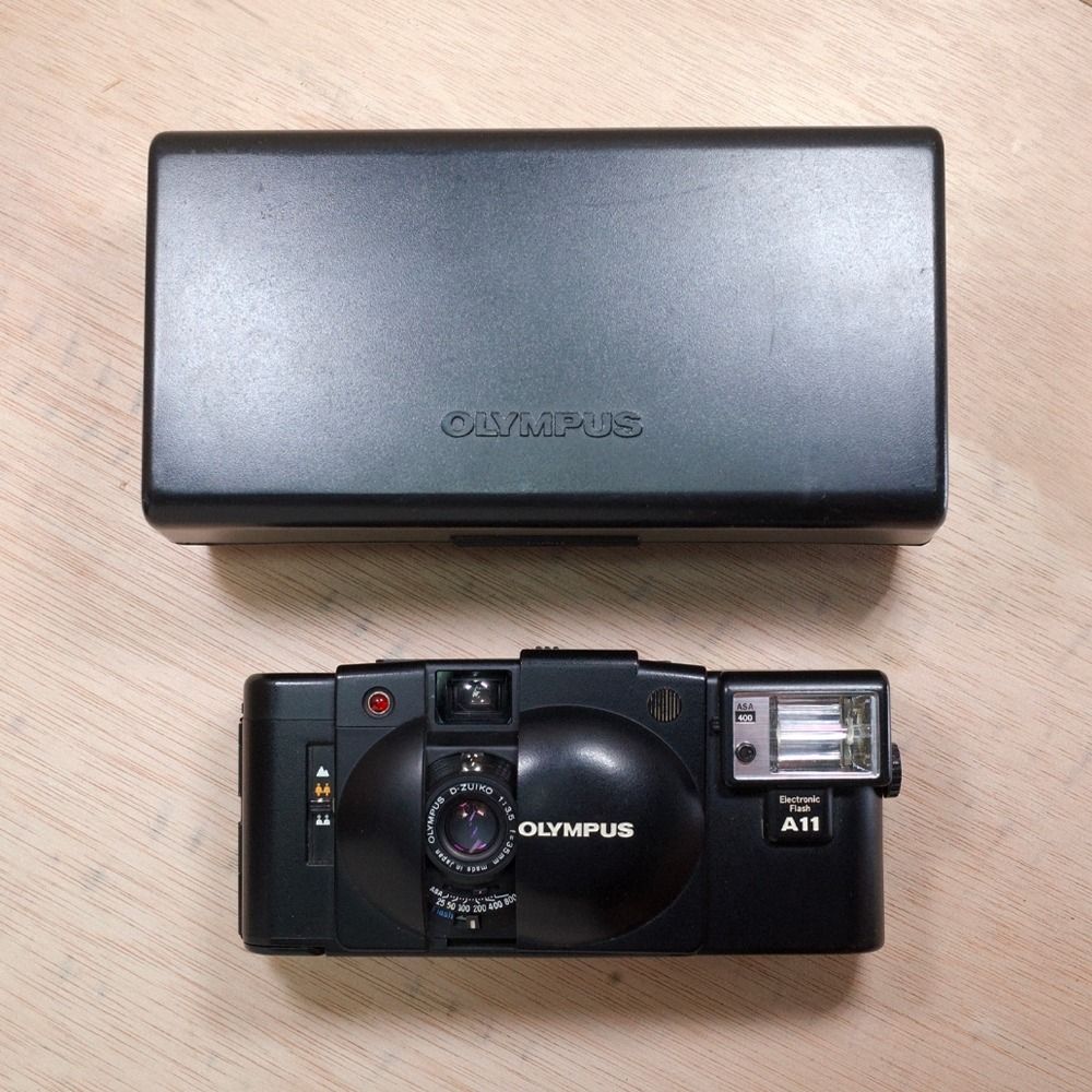OLYMPUS XA2 底片相機傻瓜相機膠囊機80年代口袋相機三階段估焦35mm ...