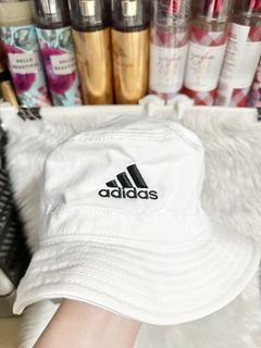 Original Adidas Unisex Cotton Bucket Hat in White
