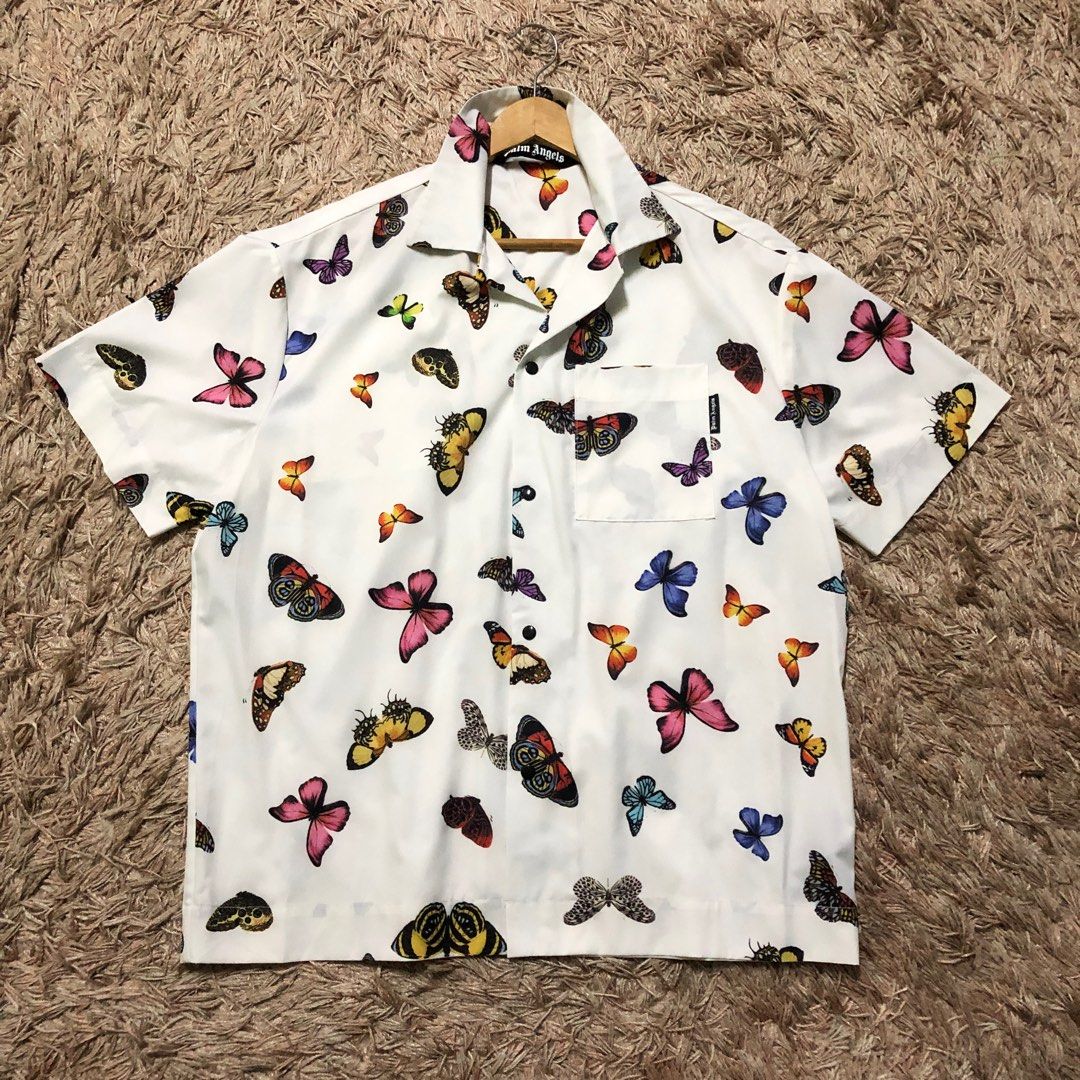 Oversize Palm Angels Butterfly Shirt YEAR END SALE
