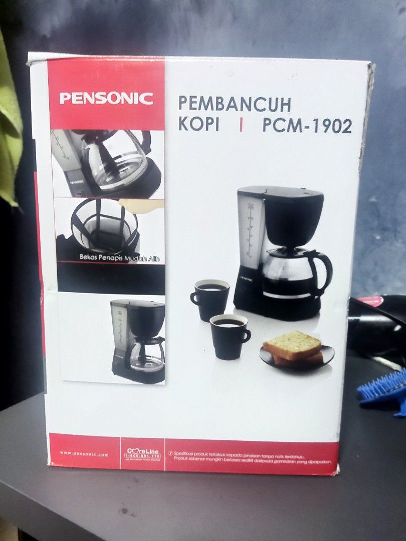 PENSONIC COFFEE MAKER PCM1902, TV & Home Appliances, Kitchen Appliances, Coffee Machines