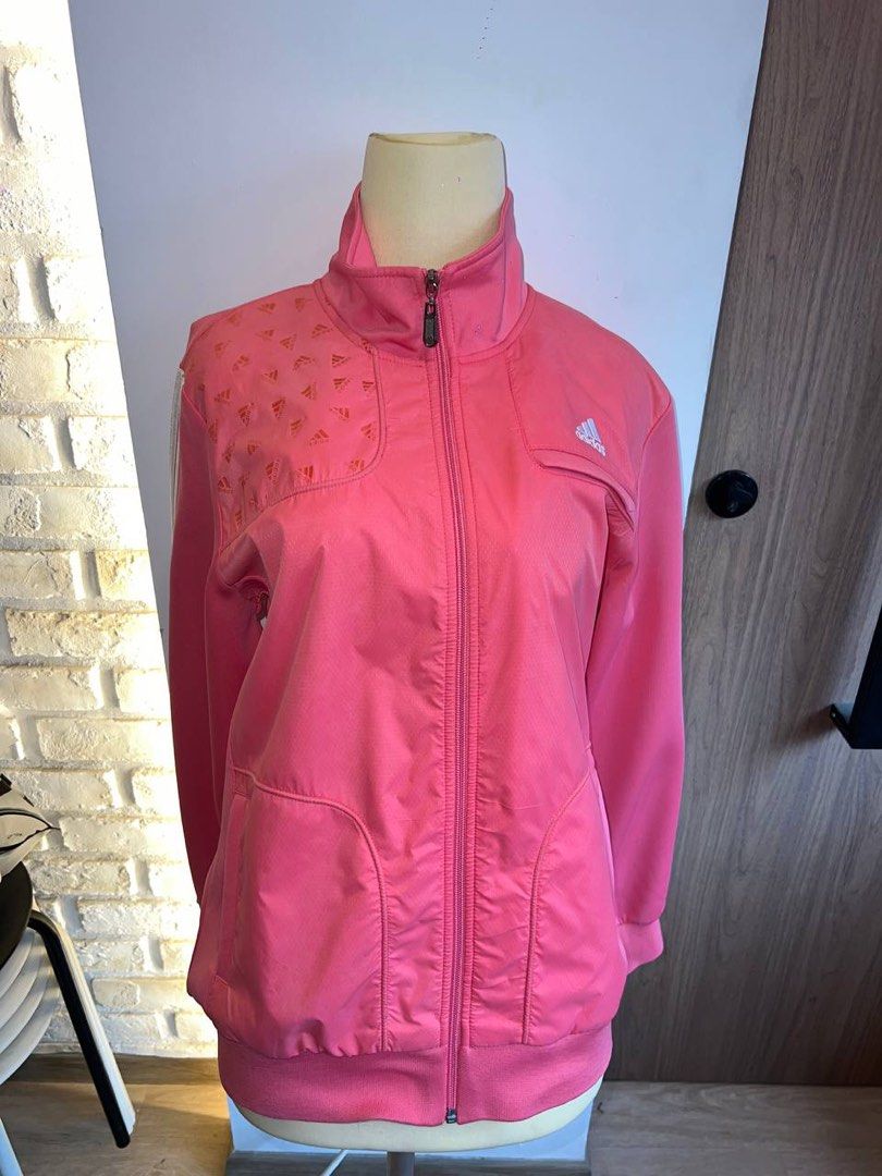 Pink adidas vintage jacket, Women's Fashion, Coats, Jackets and