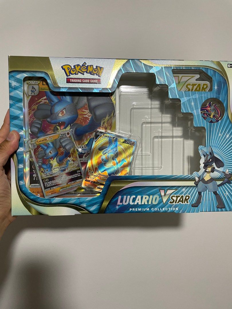 pokemon trading card game lucario vstar premium collection Amazon.com: Pokemon TCG: Lucario VSTAR Premium Collection : Toys & Games main image 1