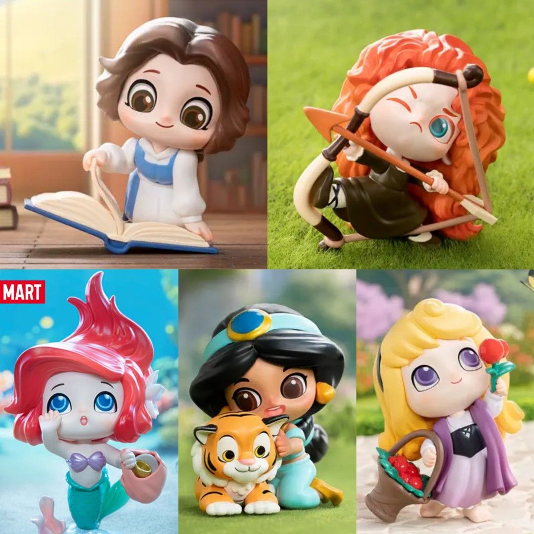 Lot of 9 Disney Princess Figures Cake Toppers 海外 即決-